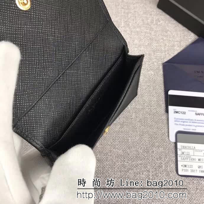 PRADA普拉達 專櫃最新款式 爆款男士卡包 2MC122 DD1065